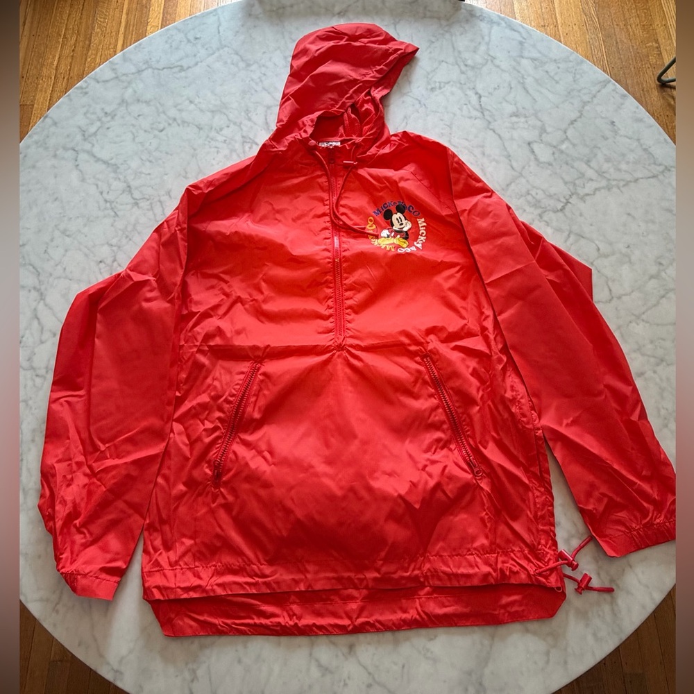 Disney Mickey Mouse packable rain jacket / poncho